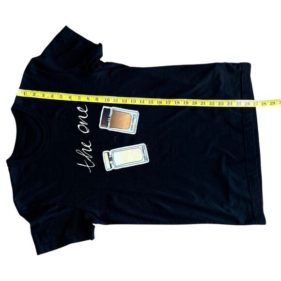 Dolce & Gabana The One Authentic Women's T-Shirt in Black Size L Short Sleeves - Picture 8 of 9